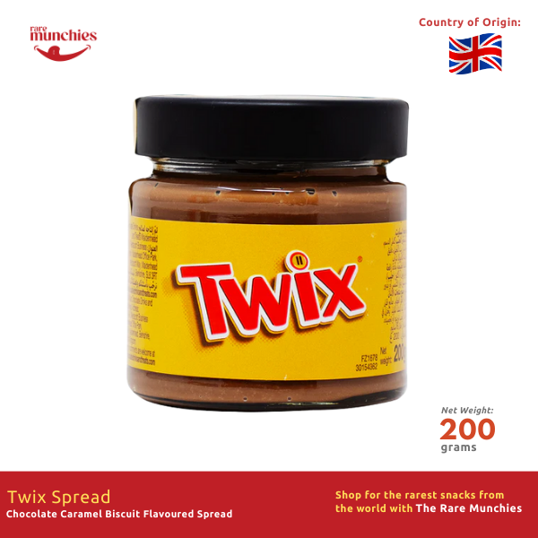 Twix Spread 200g – Chocolate Caramel Biscuit Flavoured Spread from UK