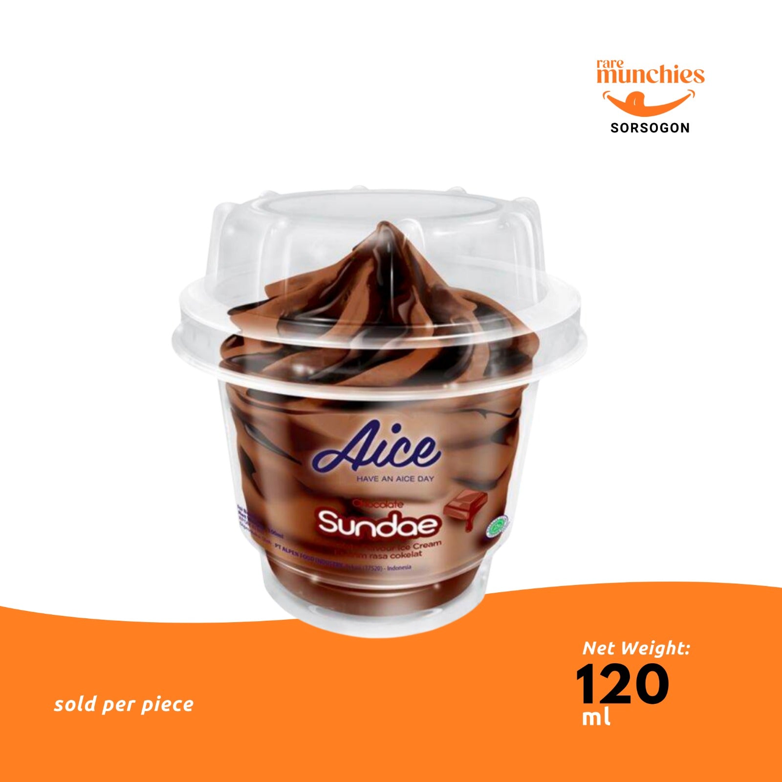 Aice Chocolate Sundae Frozen Dessert 120ml (Philippines)