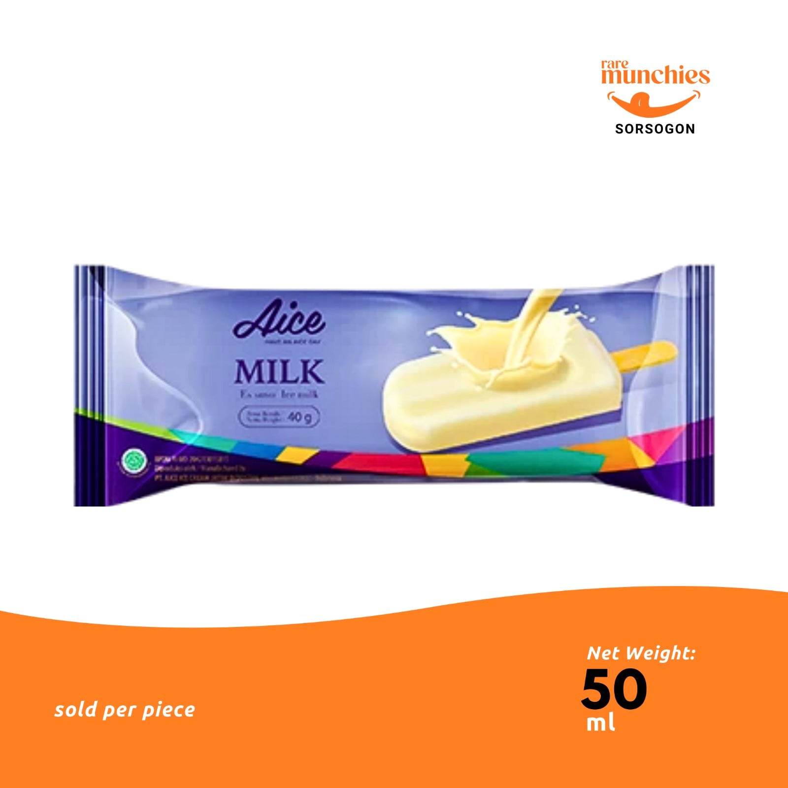 Aice Milk Iced Milk Frozen Treat 50ml (Philippines)