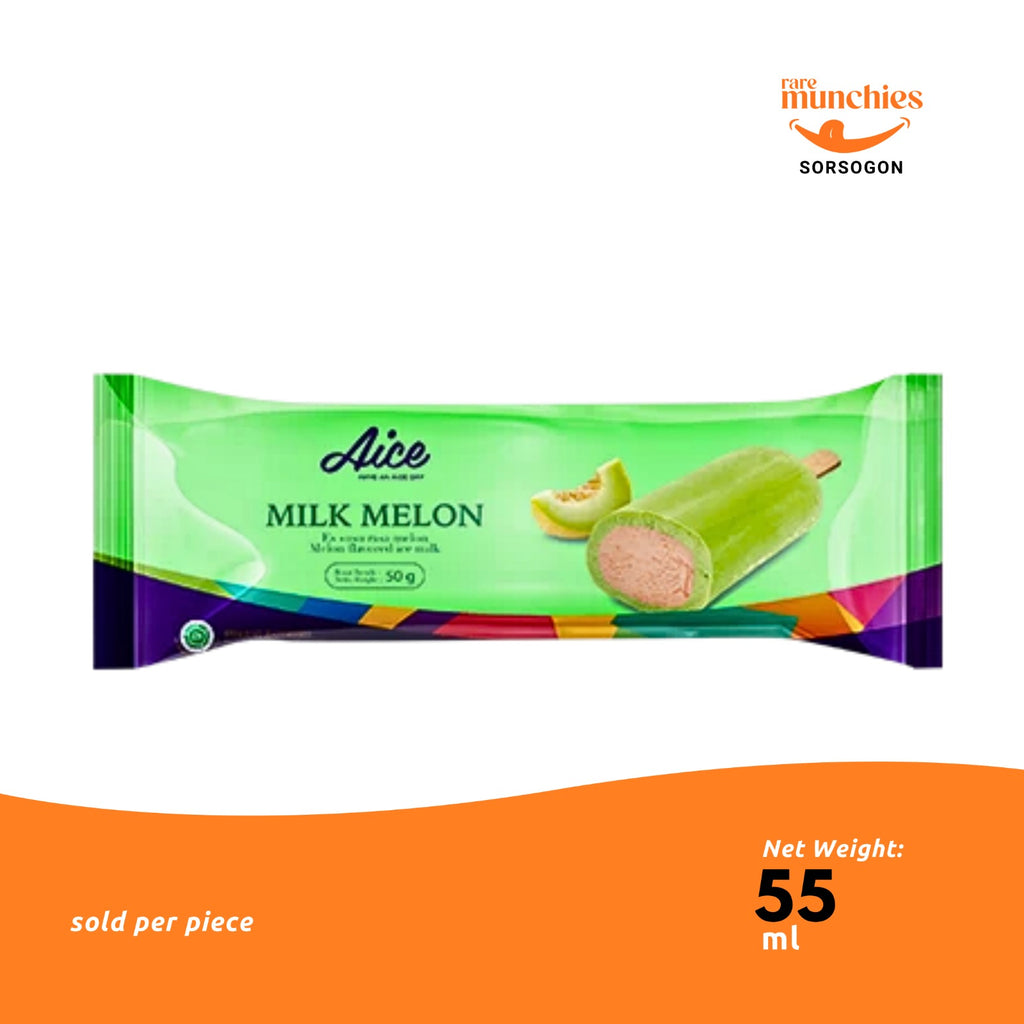 Aice Milk Melon Frozen Milk Treat 55ml (Philippines)