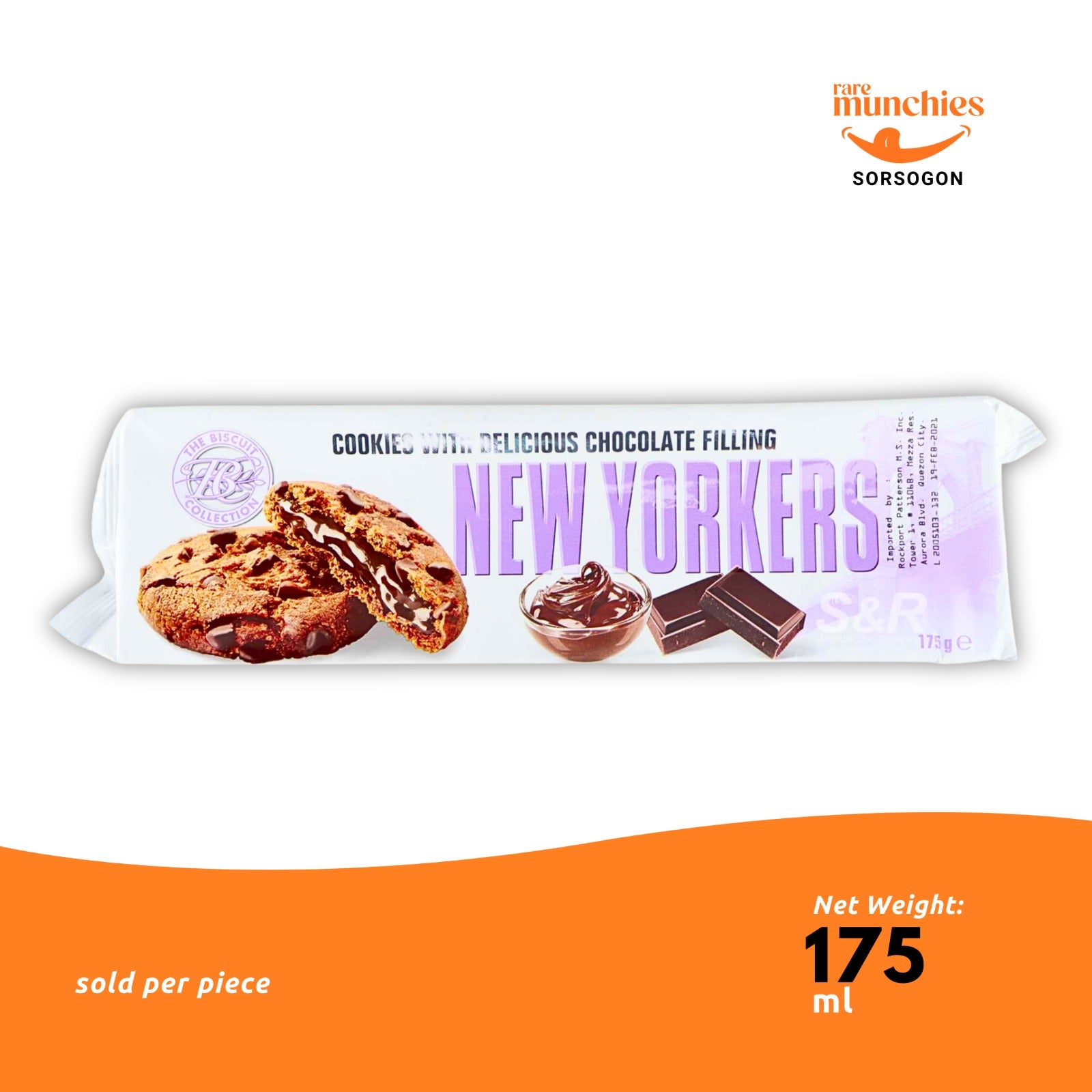 BC New Yorkers Chocolate Creme Filled Cookies 170g (Germany)