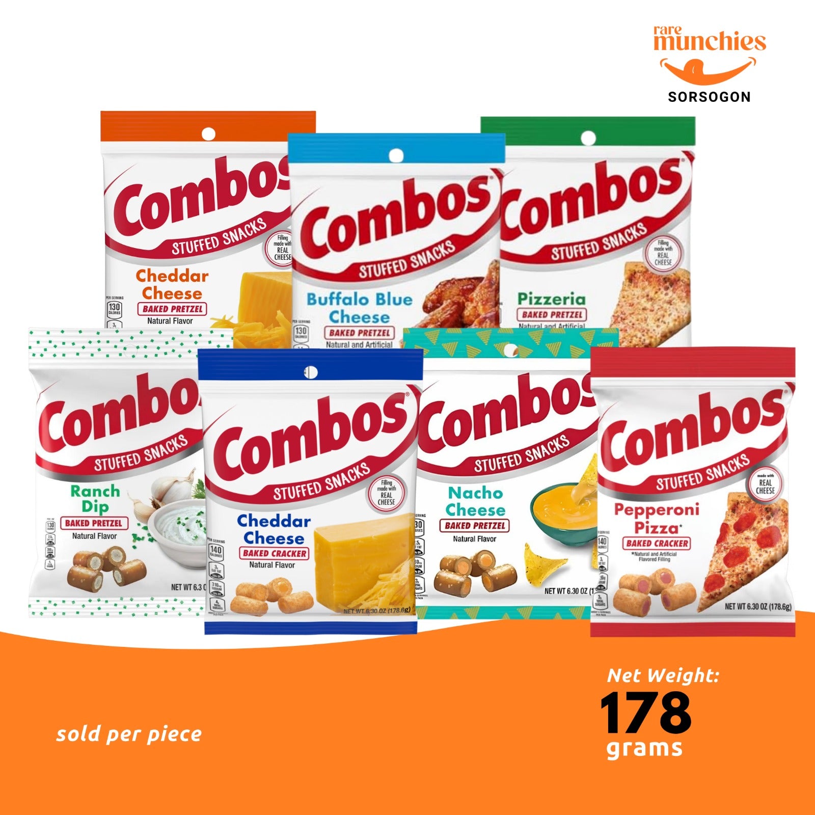 Combos 178g – Crunchy Filled Snack from USA US