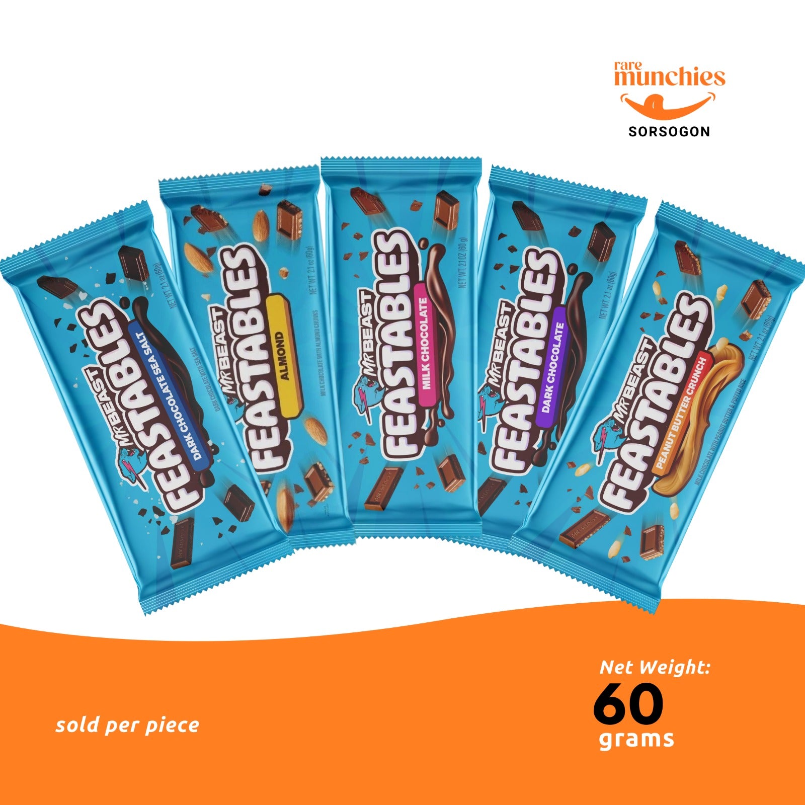 Feastables MrBeast Chocolate 60g (USA)