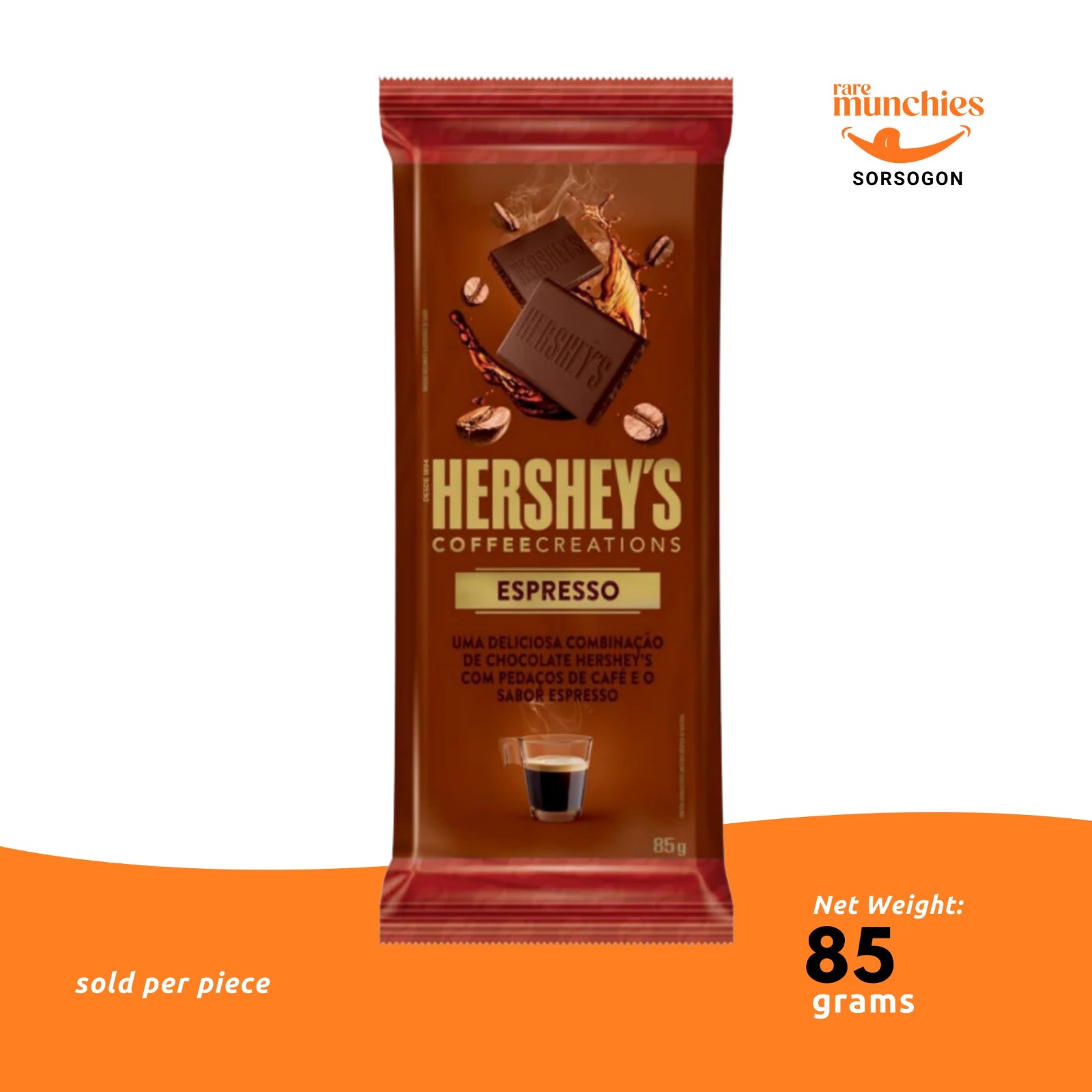 Hershey’s Coffee Creations Espresso Chocolate 85g (Brazil)