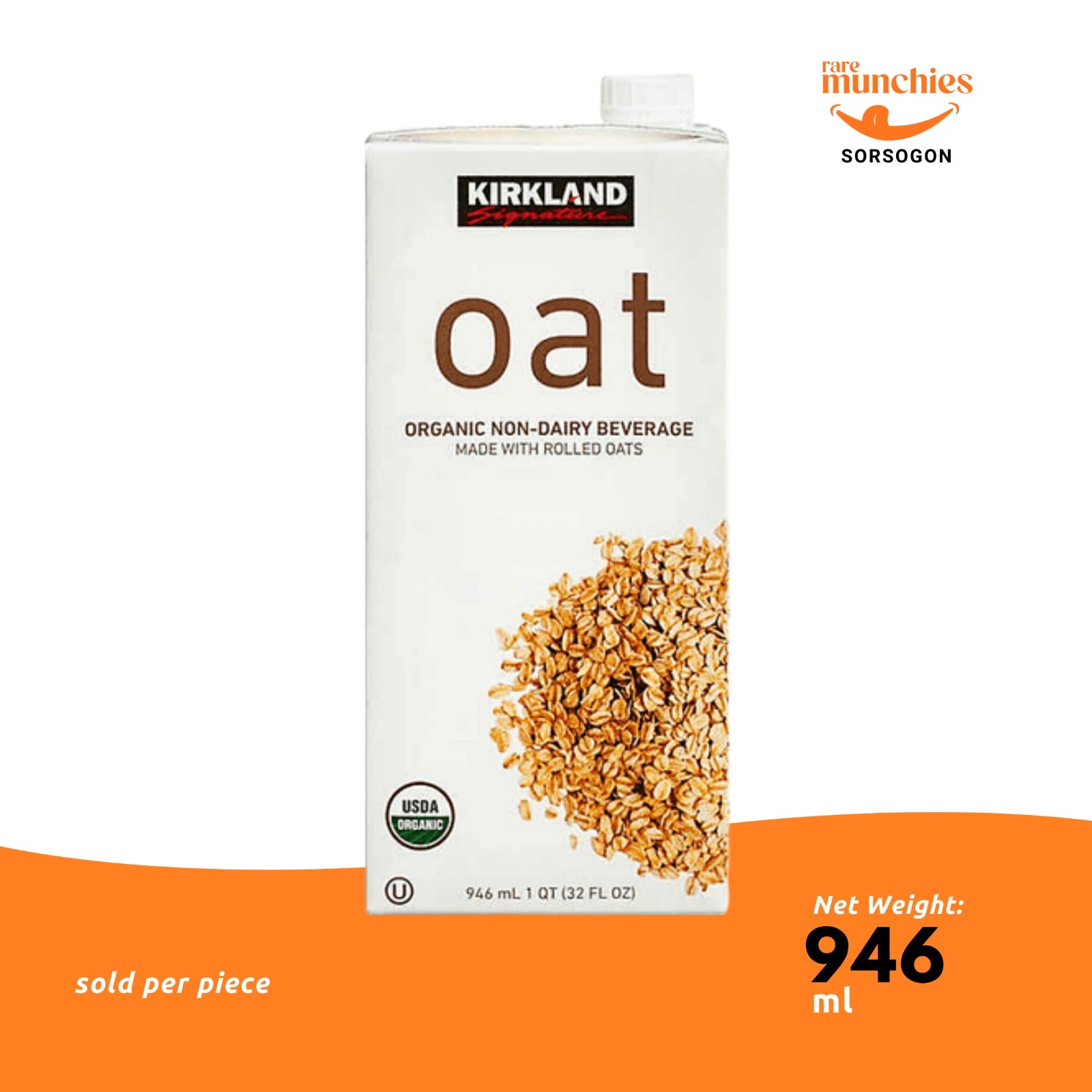 Kirkland Oat Milk 946ml – Plant-Based Oat Milk (USA)