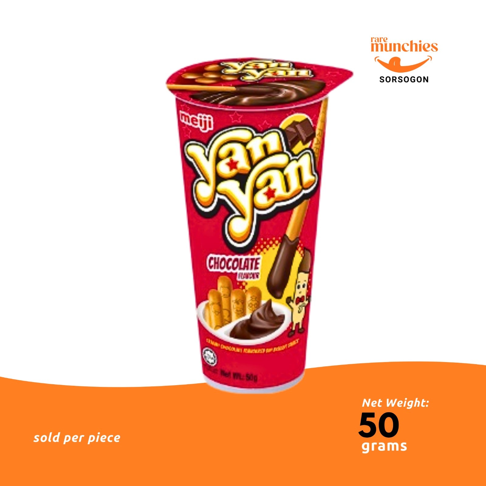 Meiji Yamyam 50g – Crunchy Chocolate-Covered Biscuit Sticks (Japan)