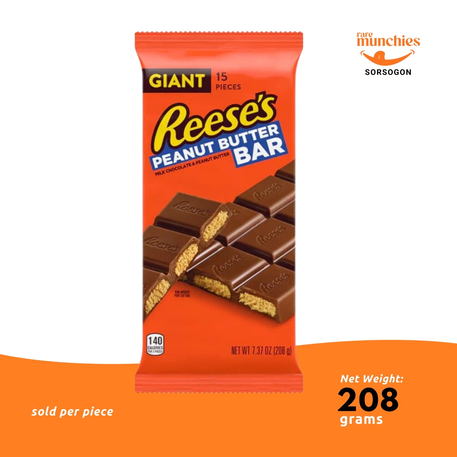 Reese’s The Giant Peanut Butter Chocolate Bar 208g (USA)