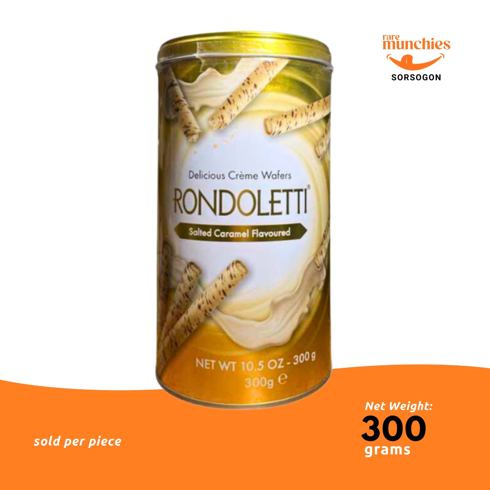 Rondoletti Salted Caramel Flavoured 300g – Salted Caramel Flavoured Snack (Indonesia)