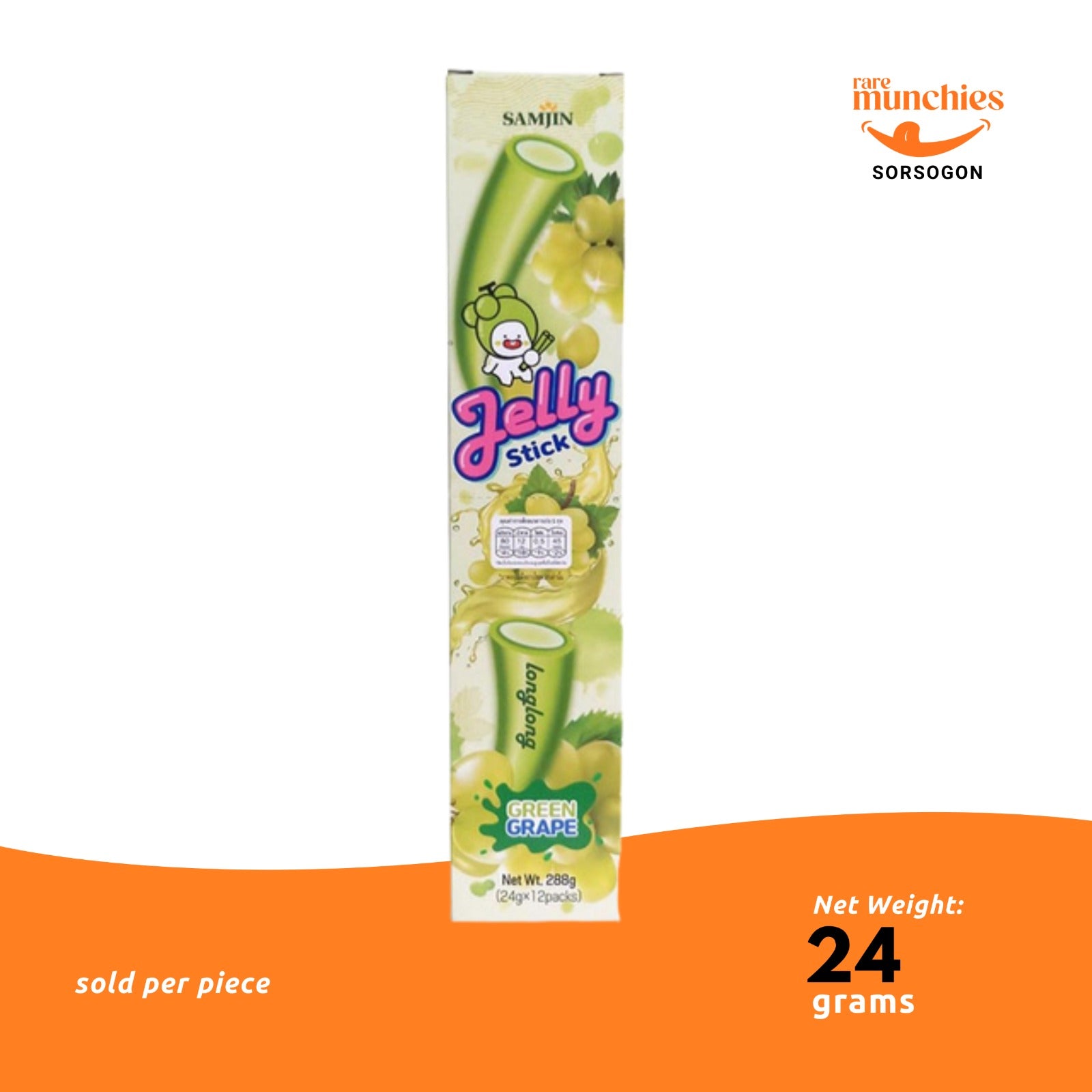 Samjin Fruit Jelly Stick 24g (Korea)