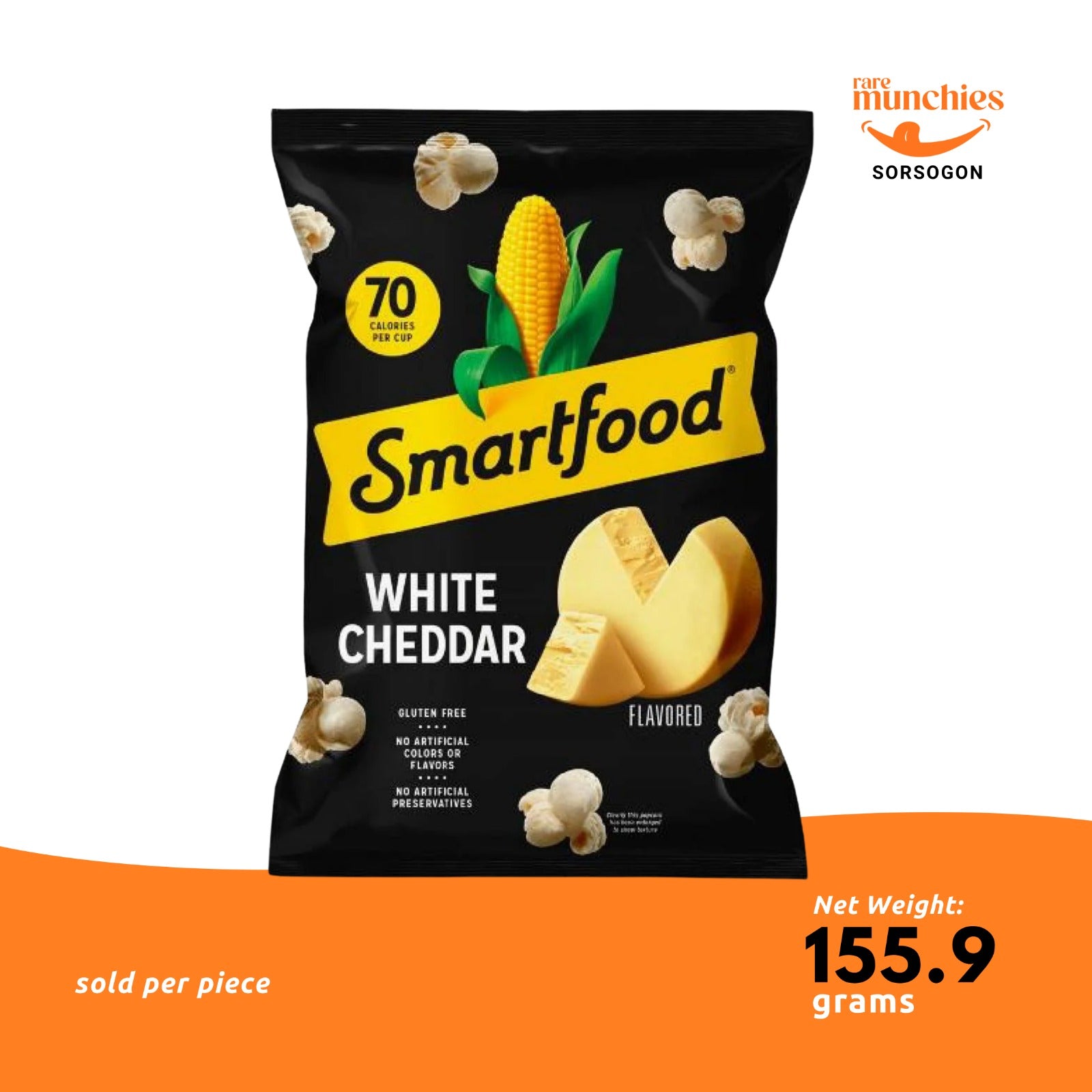Smartfood Cheese Flavored Popcorn Chips 155g (USA)