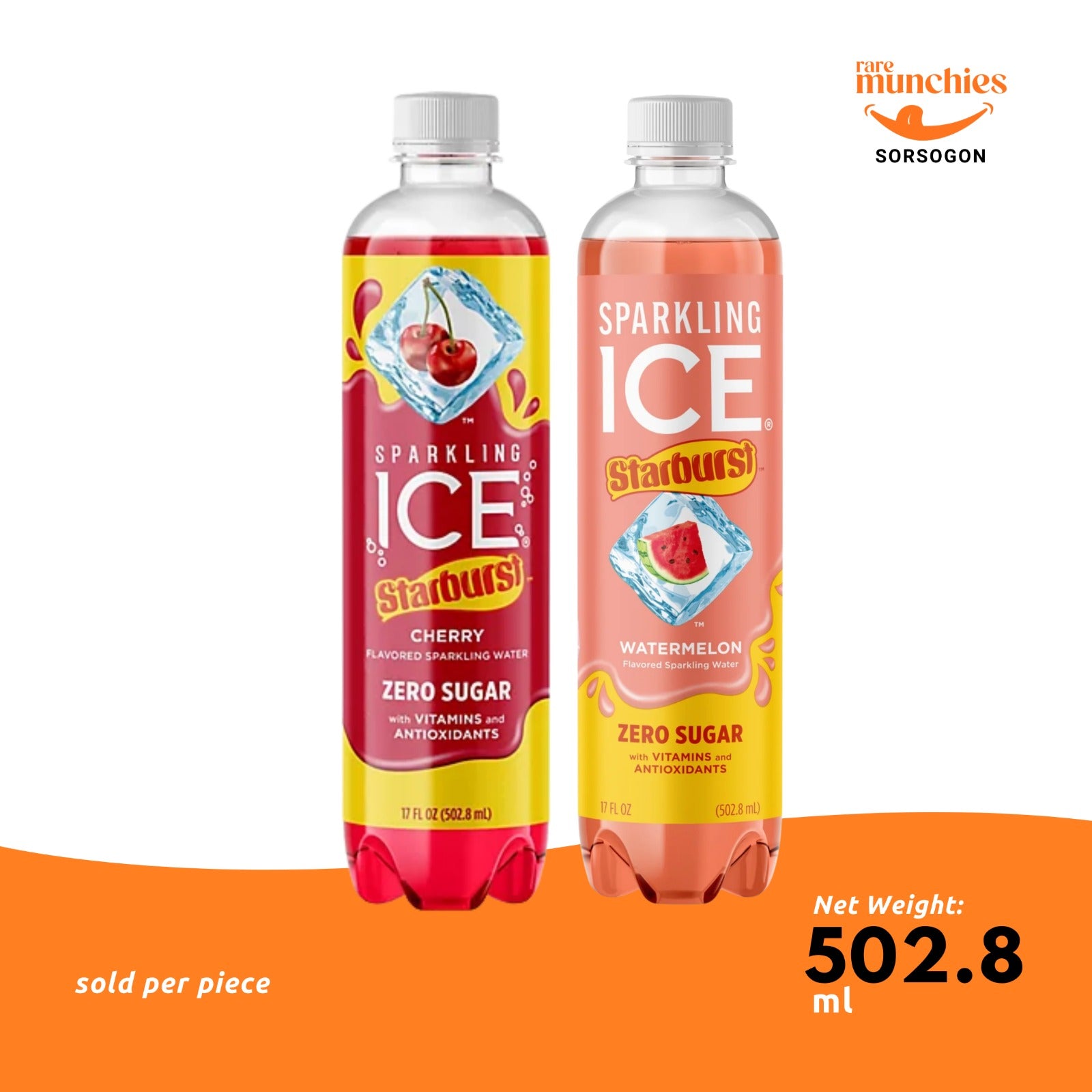 Sparkling ICE Starburst 502.8ml – Flavored Sparkling Water (USA)