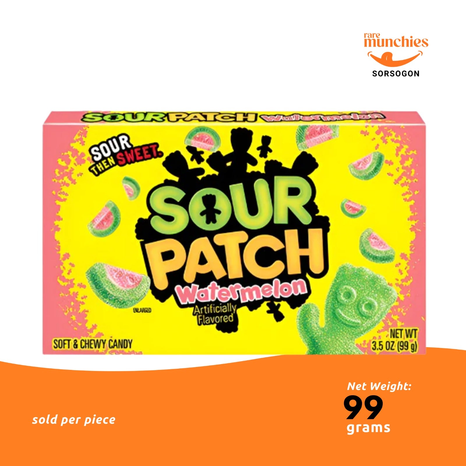 Sour Patch Kids Watermelon Candy 99g (Canada)