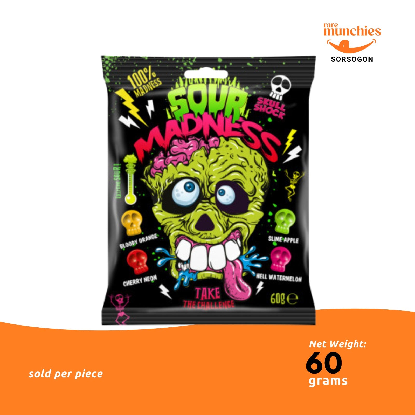 Sour Madness Crush Pink or Black 60g (Poland)